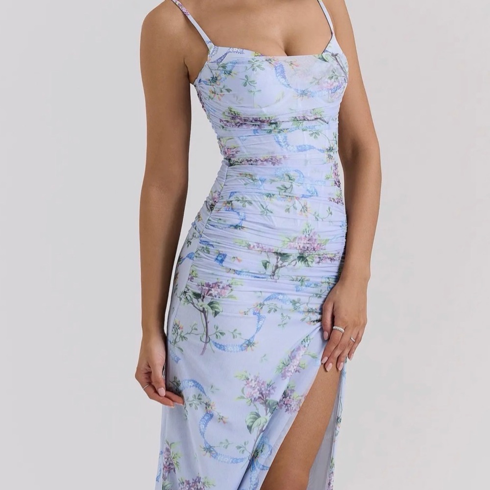 House of CB Lini Corset Chiffon Gown